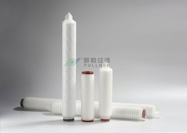 Filtre de sécurité cartouches filtrantes de l'eau de 5 microns, cartouche filtrante plissée, filtre d'eau de pp