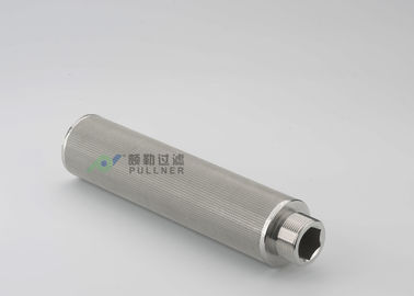 Industrie pétrochimique agglomérée multicouche OD 65mm de filtre d'acier inoxydable de grillage