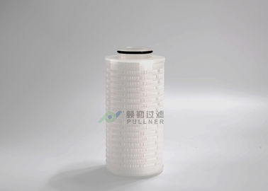 La cartouche filtrante de membrane de SIÈGE POTENTIEL D'EXPLOSION de 20 pouces a plissé pour la filtration finale 0,2 microns