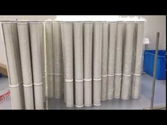 Filtre à haut débit en polyester avec cage en SS304