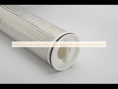 Filtre à eau à température de 60 pouces avec zone de filtration de 7 μm