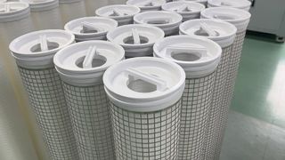 Cartouche filtrante haute température en acier inoxydable de 40 pouces