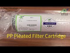 Cartouche filtrante PP de 20 pouces pour le traitement de l'eau et la pré-filtration RO