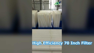 Processus de production de cartouches filtrantes pour centrale électrique de 70 pouces