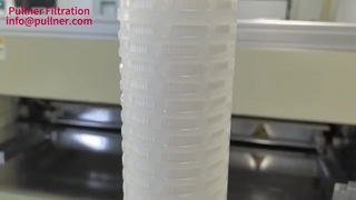 Cartouche filtrante plissée PES à double extrémité ouverte pour la filtration de liquides de haute pureté