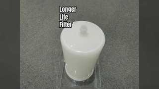 Cartouche filtrante à haut débit pour revêtement continu