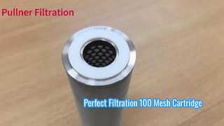 Cartouche filtrante en acier inoxydable de 100 mailles