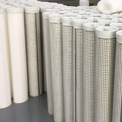 Appui à hautes températures matériel de cage d'acier inoxydable de filtre d'eau de polyester