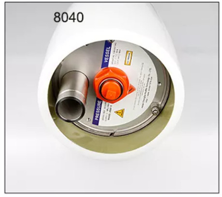 8 pouces 8040 8080 filtre à membrane de fibre de verre logeant le haut débit