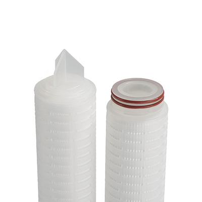 Cartouche de filtration plissée à température de fonctionnement maximale de 80 °C pour la filtration industrielle