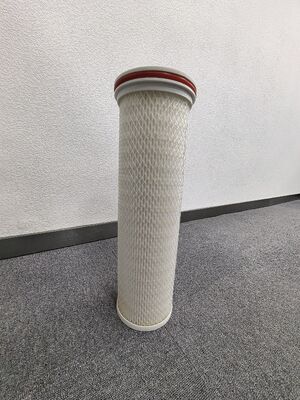 Cartouche de filtre plissée à haute efficacité de 40 pouces pour la préfiltration RO, de 0,1 à 100 μm