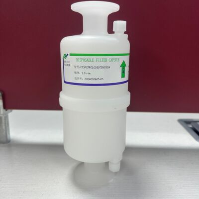 Filtre Capsule à Petit Débit en PTFE pour Applications dans l'Industrie Électronique