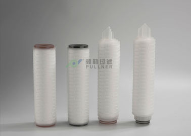 Cartouche filtrante plissée de membrane de SIÈGE POTENTIEL D'EXPLOSION, cartouche filtrante de l'eau de RO 0.22um 10&quot;