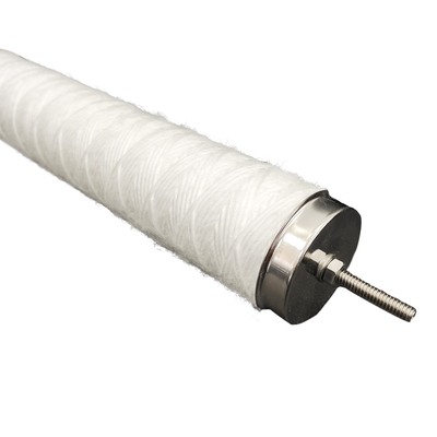Cartouche de filtrage de plaie de chaîne OD 60MM avec noyau de support en acier inoxydable 304/316
