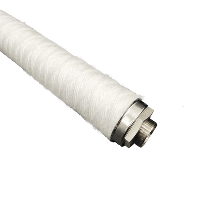Cartouche de filtrage de plaie de chaîne OD 60MM avec noyau de support en acier inoxydable 304/316