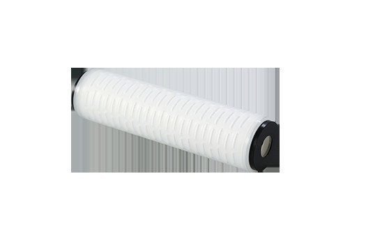 0.45um PP Filtre plissé avec polypropylène Caps de bout Taille des pores 0.1um-60um Température maximale 82°C