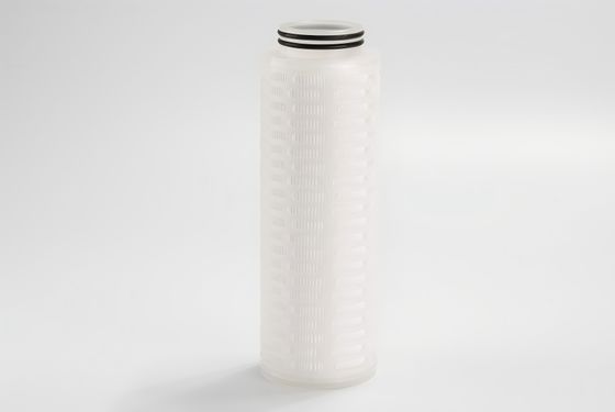 Cartouche de filtre plissé de la série 83 Ф80mm pour la fabrication de FPD avec débit élevé de 120L/Min