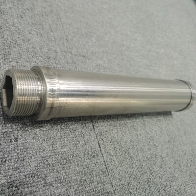 Cartouche de filtre métallique de la série PHSV avec côte de soudage en spirale et fil en forme de V pour une filtration à haute résistance