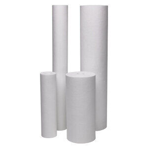 Cartouche filtrante à haut débit soufflée par fusion série PLM avec une capacité de rétention élevée des impuretés, une résistance à la corrosion et une résistance élevée à la compression