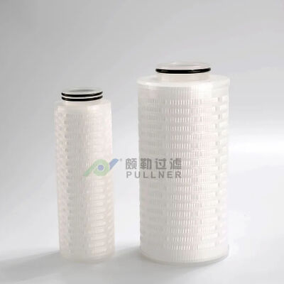 Cartouche de filtre à haut débit plissée de la série 130 φ130 mm avec débit de 200 L/min et surface de filtration de 2 m2