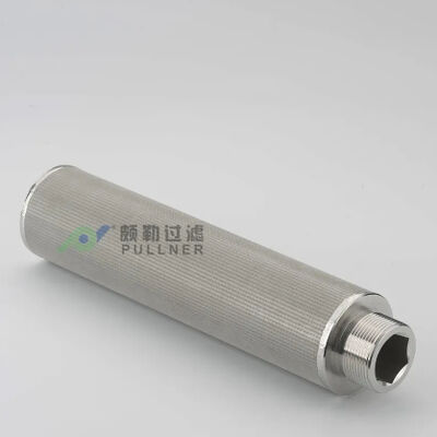 Cartouche filtrante en treillis métallique fritté multicouche en acier inoxydable 316L de 10 pouces, avec résistance aux hautes températures et à la corrosion, pour applications à haut débit