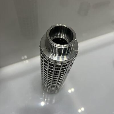 Cartouche de filtrage plissée en fibre d'acier inoxydable 316L résistante aux hautes températures avec une grande zone de filtration