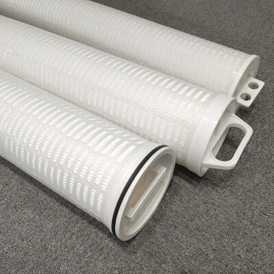 Cartouche de filtre à débit élevé de 60 pouces avec une capacité de retenue de saleté élevée et un débit de 110 m3/h pour la purification de l'eau