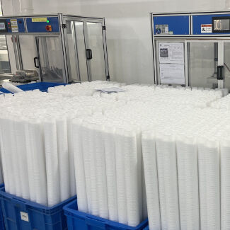 Cartouche de filtre de centrale électrique de 70' avec 1um à 10um de micron et acier inoxydable 304/316L pour filtration d'eau de condensation