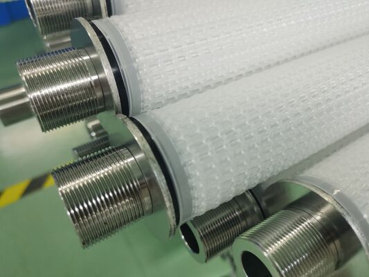 Cartouche de filtre à débit élevé à plaque avec structure de nid de miel pour usine de traitement de l'eau de mer
