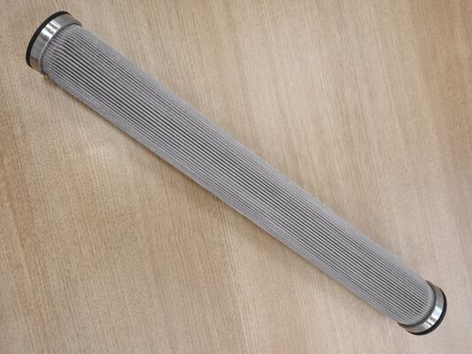 Cartouche de filtre en fibre de feutre sintrée en acier inoxydable avec résistance à haute température, pression et corrosion