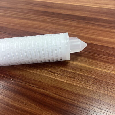 Cartouche de filtre à haut débit plissée en PP de 30 pouces avec milieu de polypropylène de 0,45um pour la filtration de l'eau