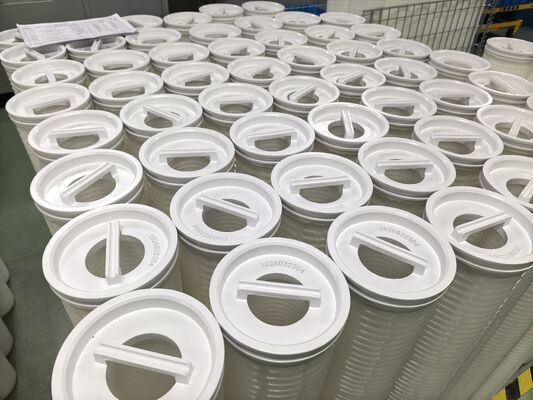 Cartouche de filtre à débit élevé de 40 pouces à double extrémité ouverte pour la filtration de l'eau de mer