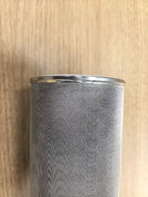 Cartouche de filtre en acier inoxydable 80 maillage à haute résistance mécanique et à haute température