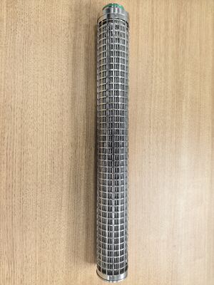 Cartouche de filtre plissée en acier inoxydable 316L avec grande surface de filtration et résistance à haute température