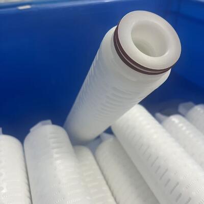 Cartouche de filtre en polypropylène plissé de haute densité de 20 pouces avec filtration à 0,1 à 20 μm