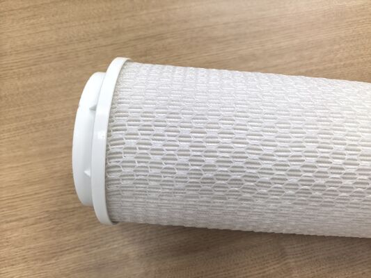 Une usine chinoise a fabriqué une cartouche de filtre à débit élevé avec un grand diamètre pour la filtration de l'eau de mer en utilisant du matériau en polypropylène