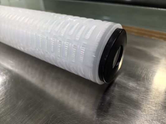 Cartouche de filtre plissé PES à double connexion ouverte avec membrane PES pour la filtration de liquide de haute pureté