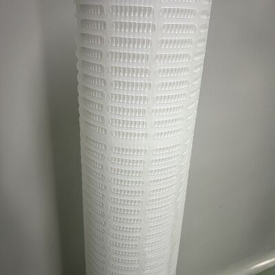 Cartouche filtrante à haut débit série PHFM, filtre de préfiltration RO plissé de 6.5 pouces de diamètre avec grande zone de débit