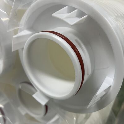 Cartouche filtrante à haut débit série PHFM, filtre de préfiltration RO plissé de 6.5 pouces de diamètre avec grande zone de débit