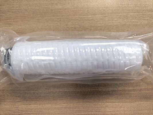 Cartouche de filtre PVDF résistant à la corrosion avec résistance à haute température et membrane hydrophile en PTFE pour filtration chimique