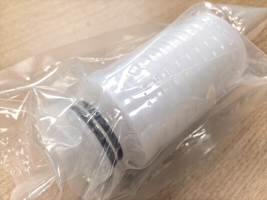 Cartouche de filtre PLPF série tout fluoropolymère avec membrane PTFE hydrophile pour résistance à la corrosion chimique et faible précipitation