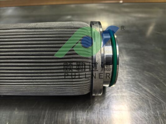 Fabrication chinoise de 10 pouces 316L en acier inoxydable cartouche de filtre plissé filtrage de fibre sintrée pour la filtration industrielle haute pression