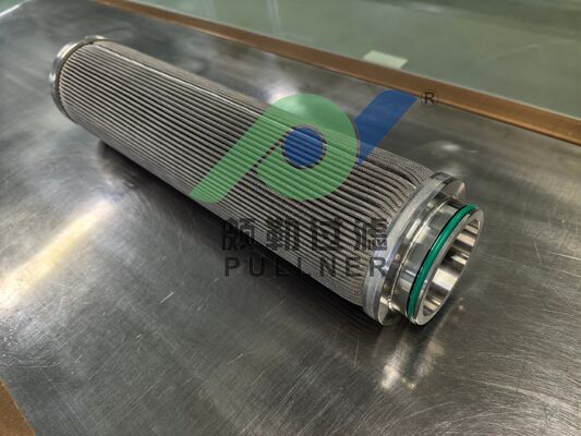 Fabrication chinoise de 10 pouces 316L en acier inoxydable cartouche de filtre plissé filtrage de fibre sintrée pour la filtration industrielle haute pression