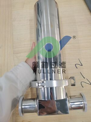 Casque de filtre à cartouche simple en acier inoxydable 316L pour la filtration industrielle de liquides de différentes dimensions