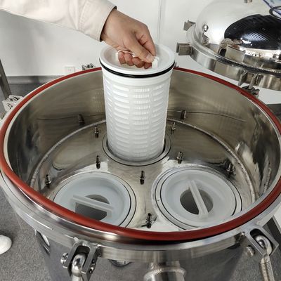 Les débits élevés de remplacement rapide de Changout pp la cartouche filtrante d'industrie chimique d'élément filtrant