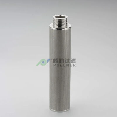 10 pouces 316L en acier inoxydable cartouche de filtre à treillis sintré à haute température et résistance à la corrosion pour les applications à débit élevé